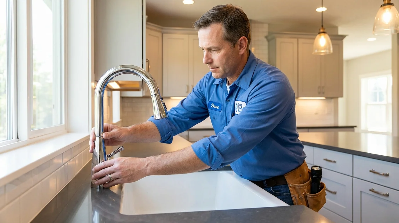 Kitchen faucet installation by Johns Plumbing LLC in Salix